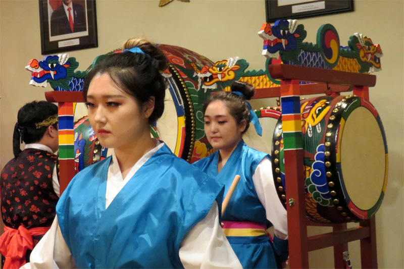 Korean Percussion Group Silk Road Today - MIKTA Countries Highlight Heritage through Music and Food